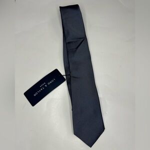 Lord & Taylor NWT boys gray silk tie